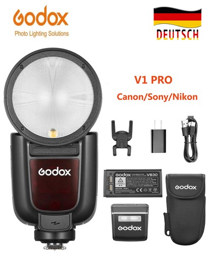 Godox v1pro s flash - c/n/s,