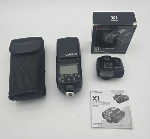 Kit flash godox v860iic ttl - godox,
